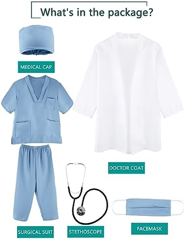 Kids Doctor Costume Set culminating in a Halloween costume party