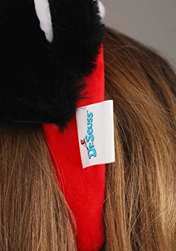 Dr Seuss Cat in the Hat Face Costume Headband for Adults Kids