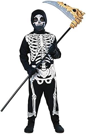 Skeleton Secondary Costume for Kids Medium