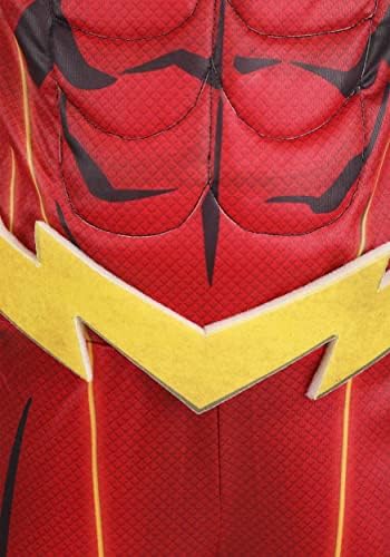 Deluxe Red Superhero Costume for Kids Movie Comic Cosplay