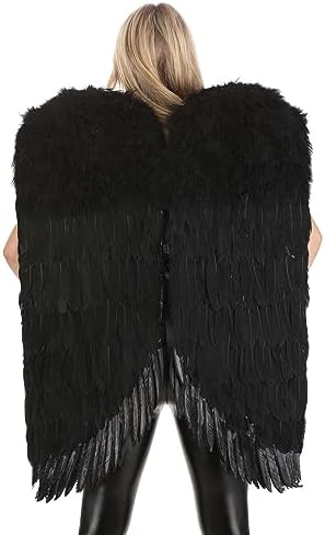 Natural Black Angel Wings - Perfect for Women