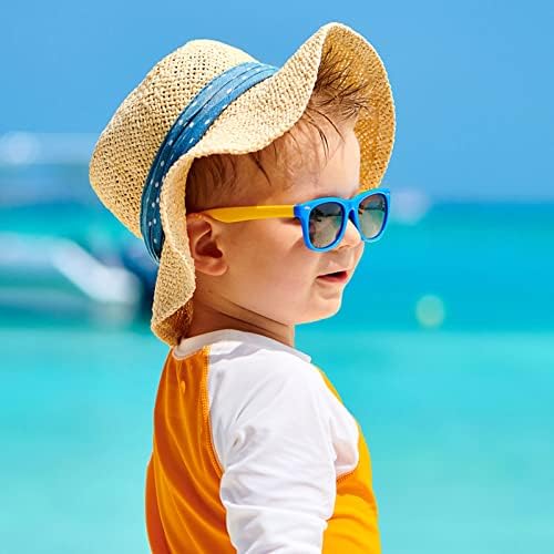 Matcheck Kids Square Sunglasses - Unique Stylish for 3-8