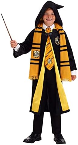 Elegant Harry Potter Hufflepuff Robe for Kids