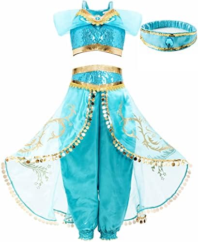 Funna Princess Costume for Girls Party Outfit