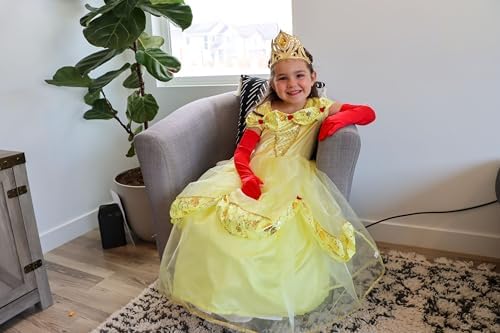 Little Adventures Super Soft Kids Costume Gloves for Princesses