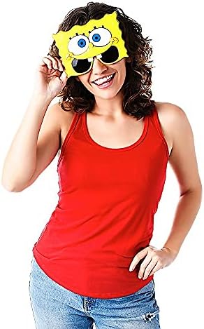 Sun-Staches Fun Spongebob Glasses for Kids Halloween