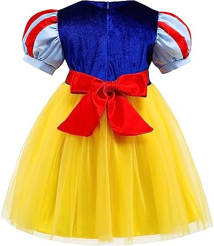 ICECUTE Princess Snow White Costumes for Toddler Girls - Adorable and Durable