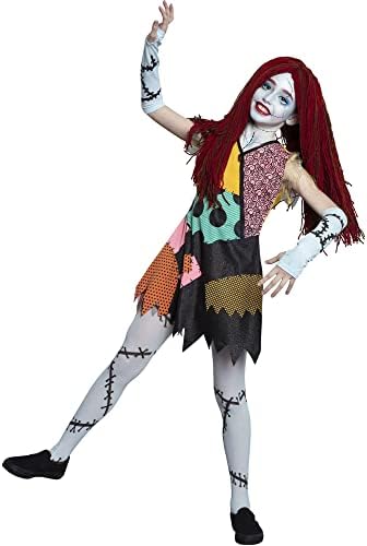 Sally Halloween Costume for Kids - Nightmare Before Christmas - Amscan Costume