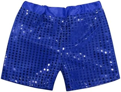 Toddler Sequin Glitter Dance Shorts for Boys Girls