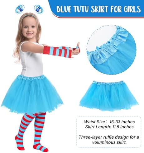 Blue Tutu Skirt More - Halloween iffy for Girls
