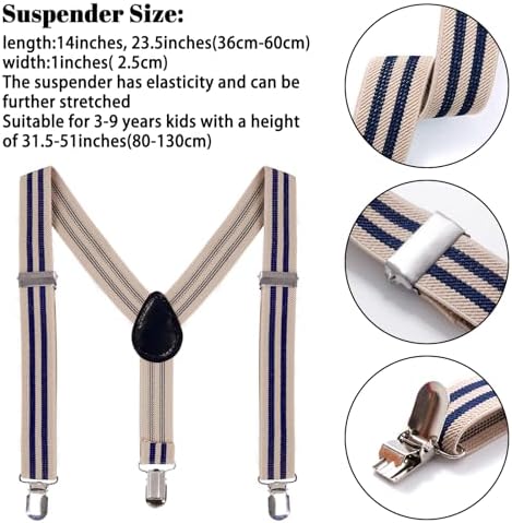 Stylish Kids Newsboy Cap Set with Suspenders for Weddings and More