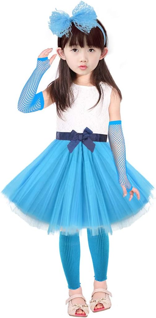 1970s 1980s Costume for Girls 6-in-1 Accessories SetUS