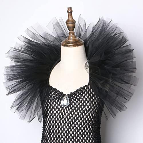 Girls Witch Costume with Horns Wings for Halloween