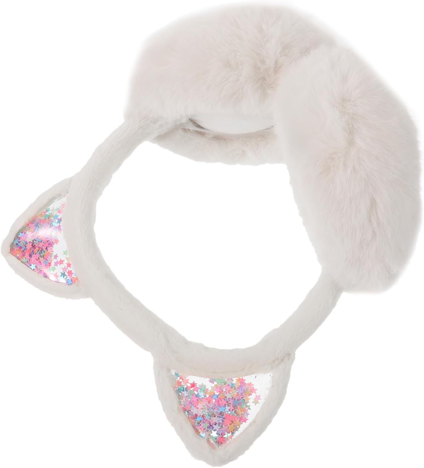 LIFKOME Winter Warm Earmuffs foldable stretch cat ears for children