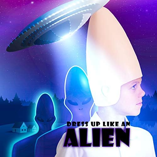 Alien Cone Headpiece - Stretchy Non-Toxic Headcap for Halloween More