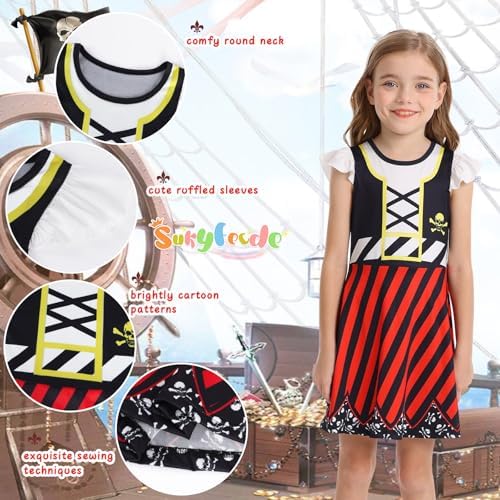Girls Pirate Dress - Buccaneer Costume