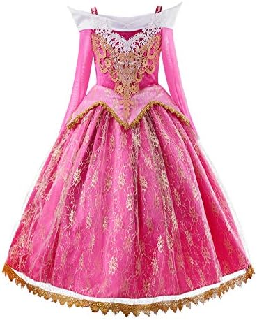 JerrisApparel Girls Pink Princess Costume Royal Published Dress