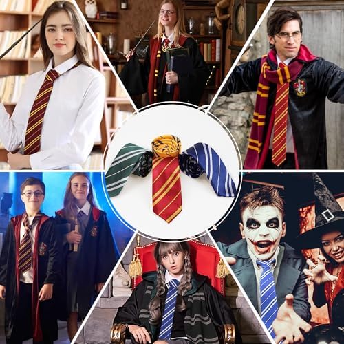 Sawaruita Red Gold Striped Tie Cosplay Accessory