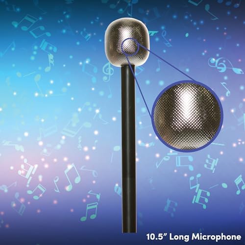 GLow in the Dark Halloween Sound Effects Gold and BlackMicrophone