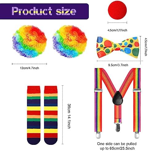 Shin mooon Girls clown costume set