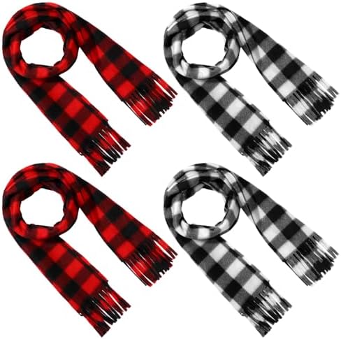 Bencailor 4 Pcs Kids Winter Scarf