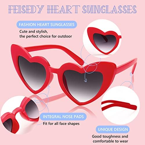 Stylish Heart-Shaped Sunglasses for Kids