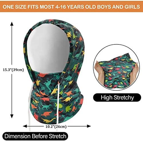 Kids Winter Fun Fleece Balaclava Sets Adjustable for Kids