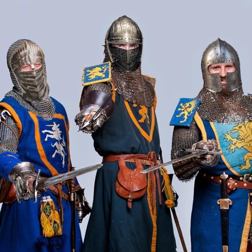Aoriher 24 Pcs Medieval Knight Masks