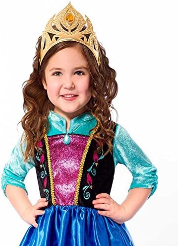 Soft Gold Alpine Princess Crown Dress Up Costume