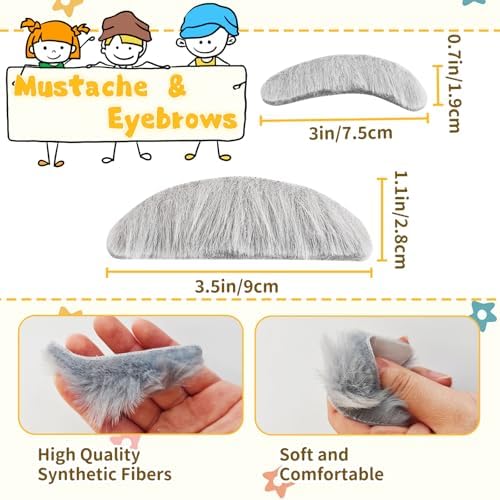 Old Man Costume for Kids Grandpa License Plate Costume