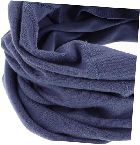 TOVINANNA Windproof Scarf for Boys - Cotton Blue