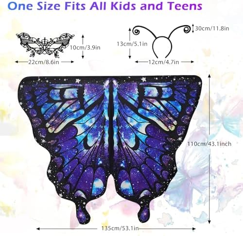 ERDOGLY Butterfly Wings Costume