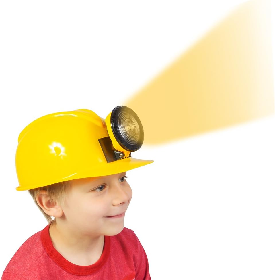 Tigerdoe Costume Miner Hat - Fun Construction Accessories for Kids