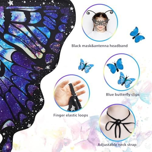 ERDOGLY Butterfly Wings Costume