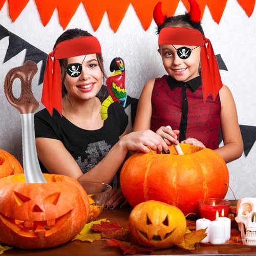 6 Pcs Pirate Accessories Set for Halloween Cosplay