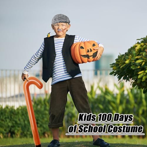 Xanllaxa 5-Pcs Old Man Costume