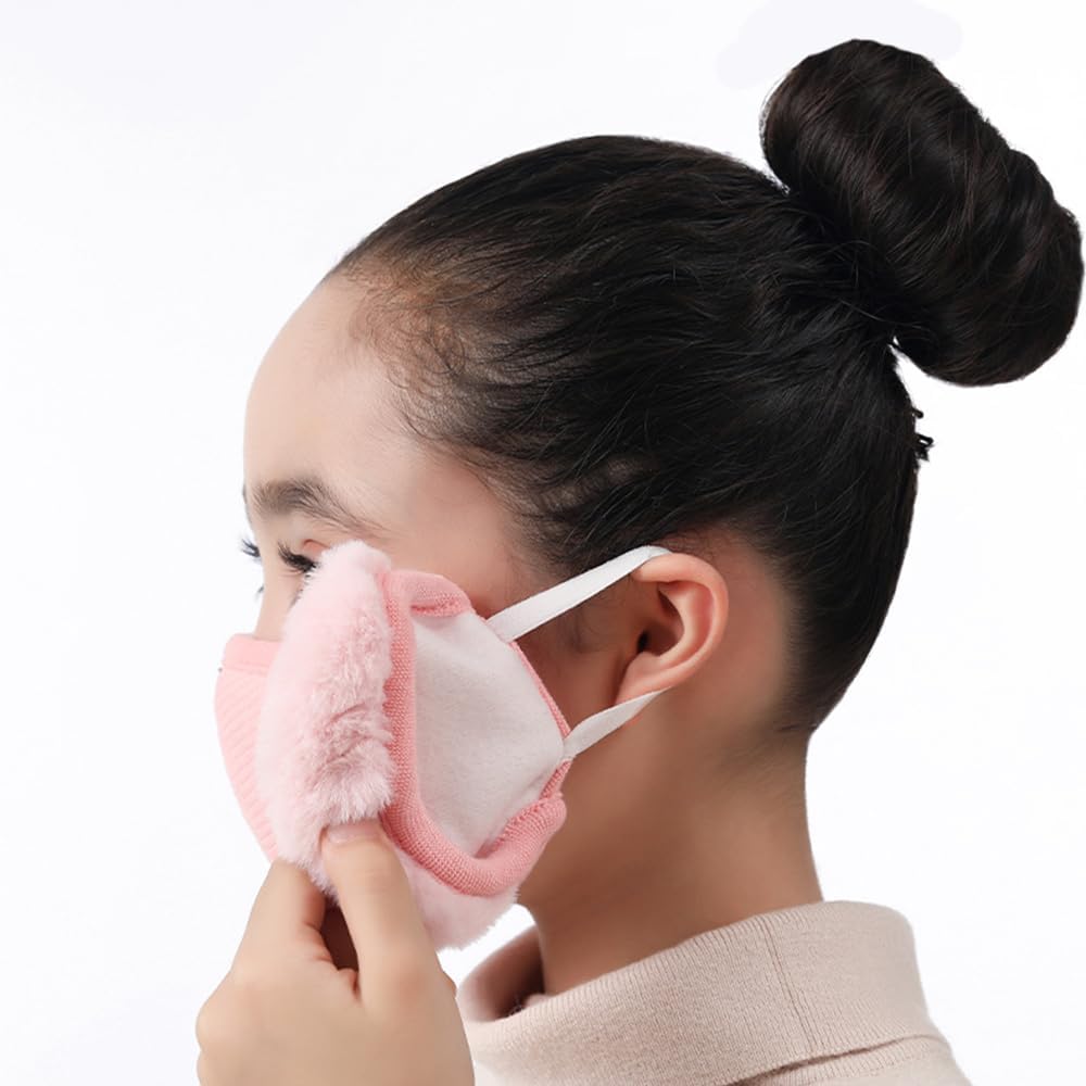 Winter Warm Mask for Teens - Thicken Dustproof Earmuffs for Cold Weather