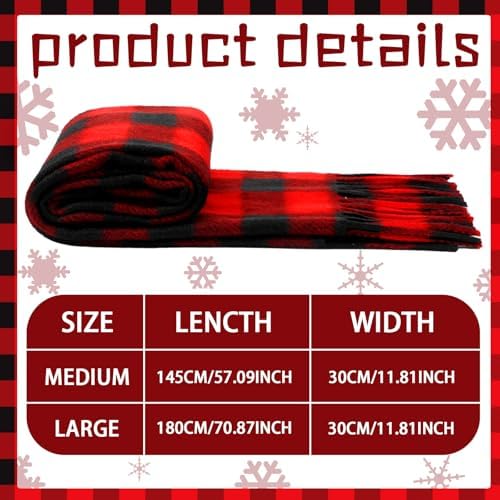 Bencailor 4 Pcs Kids Winter Scarf