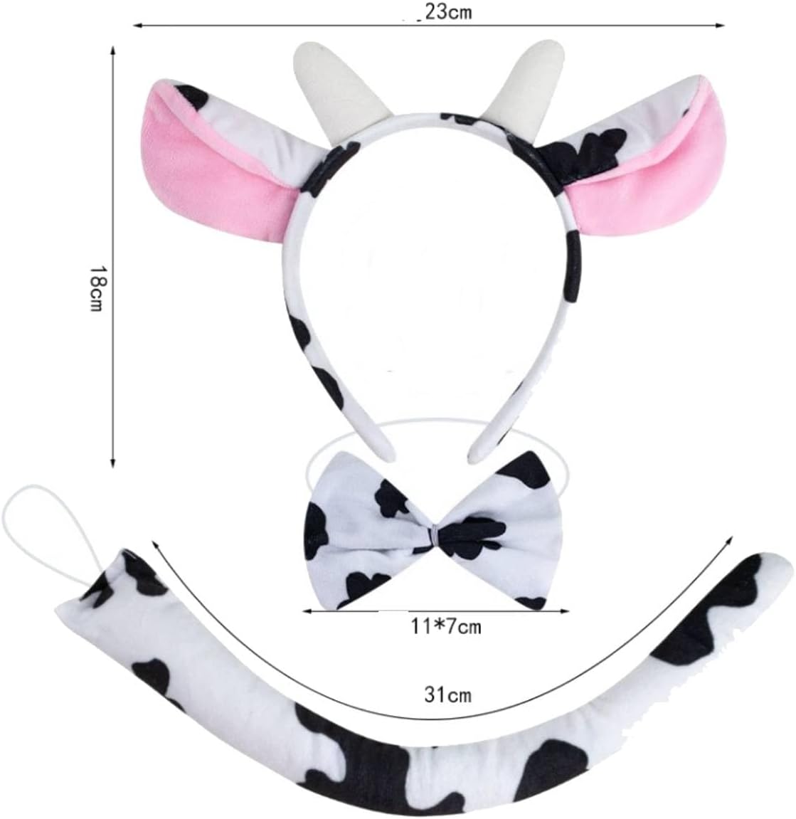 Adorable Cow Costume Set for Kids - Soft and Comfortable