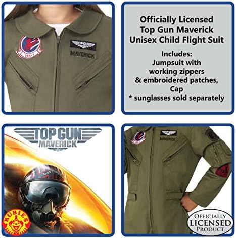 Rubies Childs Top Gun Maverick Flight Suit