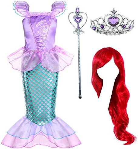 Joy Little Girls Princess Mermaid Costume Dress Up Set