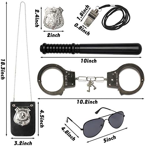 3 Otters Police Toy Set for Kids