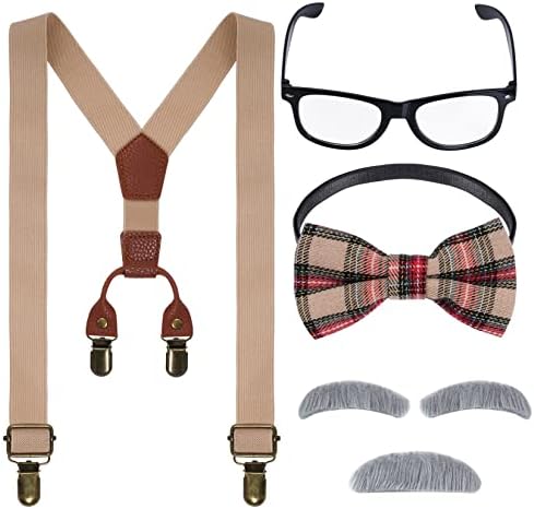 Kids Old Man 1920s costume Grandpa Halloween for Boy