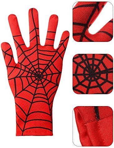 Halloween Spider Web Gloves Spider costume for Kids Babies Homecoming masquerade