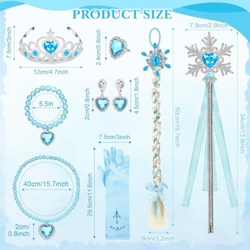 Princess Dress Up Set 8 Pieces