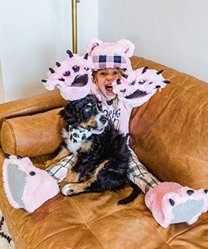 Lazy One Animal Paw Mittens for Adults Kids Soft recalled now