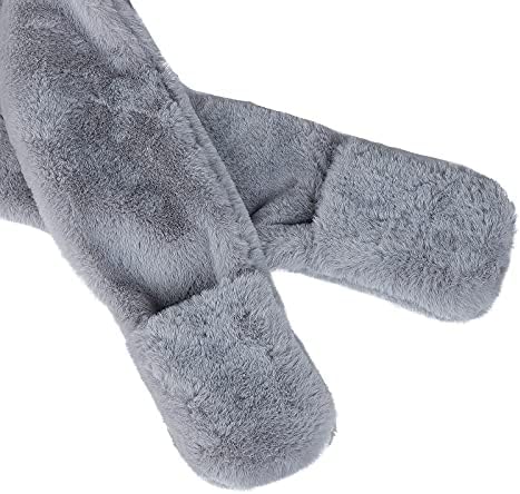 3-in-1 Kids Winter Scarf with Earflaps Perfect for Skiing Hiking