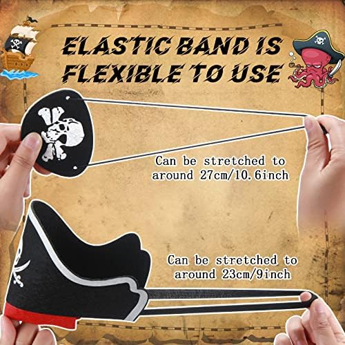 Vicenpal Pirate Costume Accessories Set for Kids Halloween