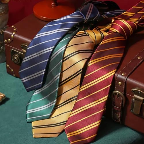 Sawaruita Red Gold Striped Tie Cosplay Accessory