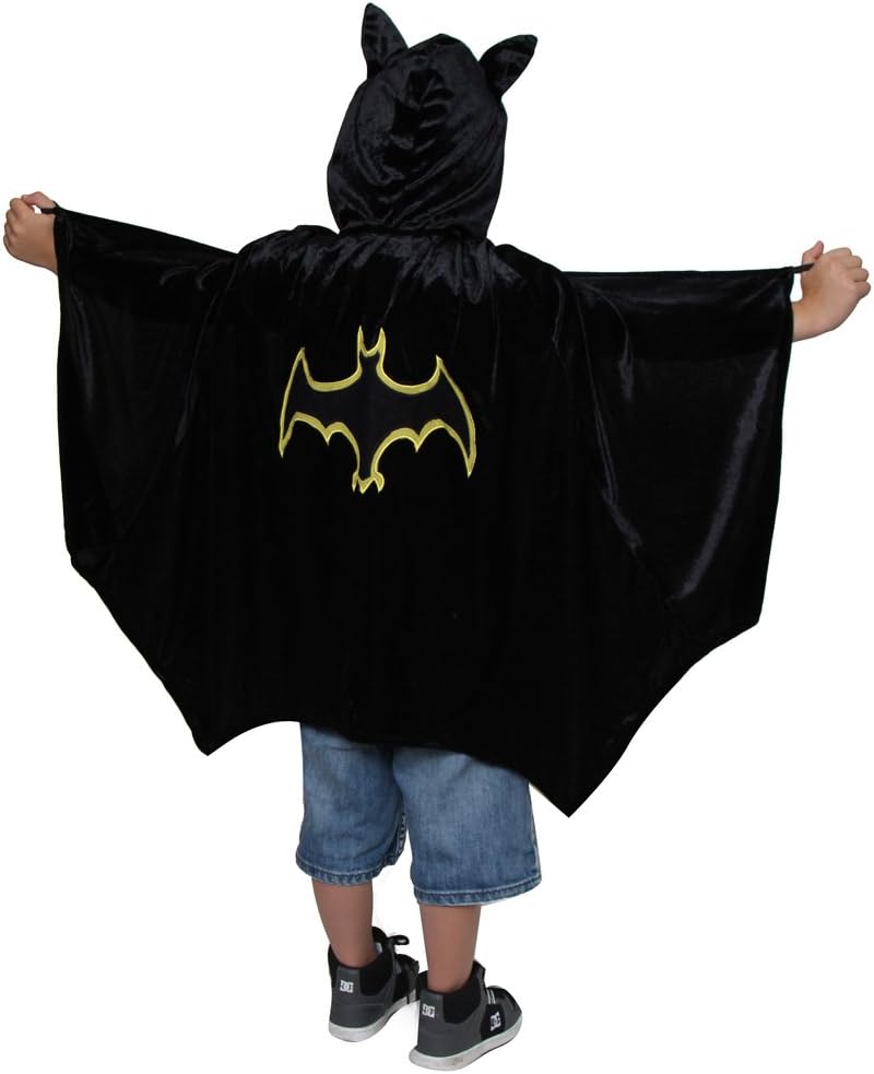 Make Believe - Halloween Costume for Girls - Black Bat Cloak